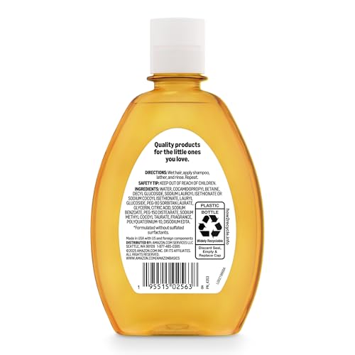 Amazon Basics Tear-Free Baby Shampoo, 13.6 Fluid Ounce, 4-Pack, Packaging May Vary Temp - image 5