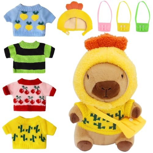 Vexran Capybara - Peluche Capybara, 25 cm