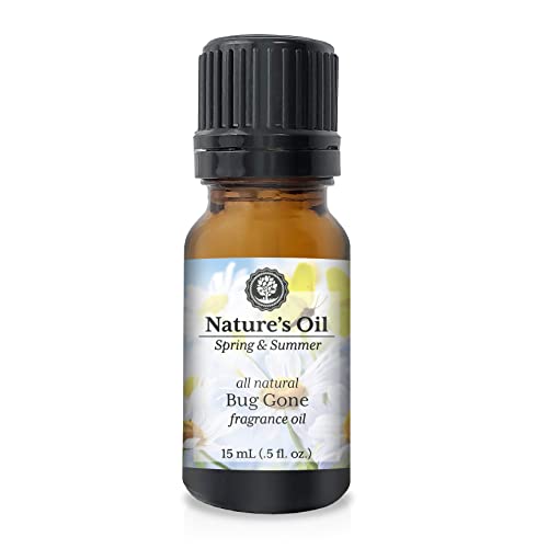 Bug Be Gone Fragrance Oil (15ml) for Diffusers, Soap Making, Candles, Lotion, Home Scents, Linen Spray, Bath Bombs, Slime