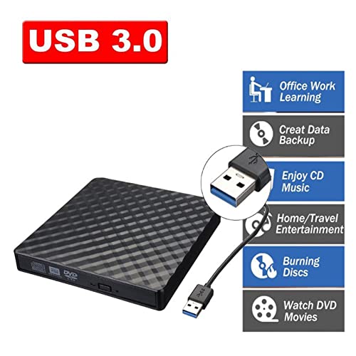 Lectora y grabadora externa DVD USB 3.0 ultradelgada miniatura 3