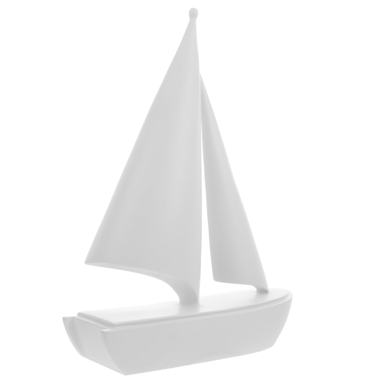 RORPOIR Creative Sailboat Resin Decor Elegant Nautical Theme Ornament for Home Office for Housewarming Simple Design with Craftsmanship for Nautical