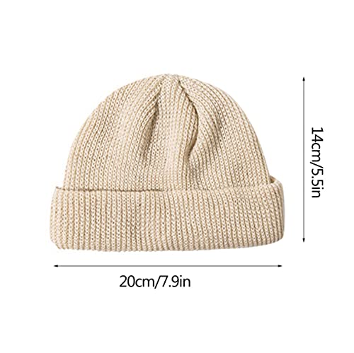 Masbird Chapéus de inverno para mulheres gorro de caxemira gorro de malha desleixada chapéu de inver