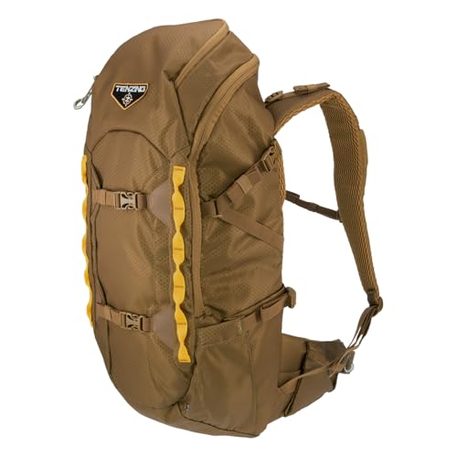 Image of TENZING 2300 Whitetail Day Pack, Buckskin Tan, Rugged Durable Camo Hunting Backpack with 4 Compartments & 13 Organizational Pockets, Hydration Bladder Compatible