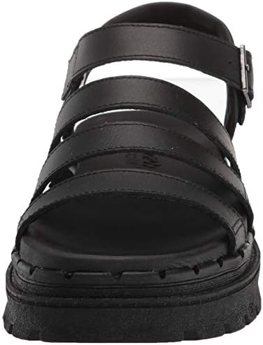 Skechers Women's Platform Fisherman Sandal, Black/Black, 8 | Image 1