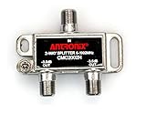 Antronix CMC2002H 2-Way- (3) Pack - Horizontal Splitter (2) -3.5db Ports 5-1002 MHz High Performance Profession Quality for Coax Cable TV & Internet Factory Sealed with Screws -Set of 3-