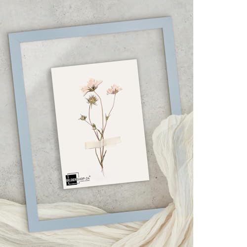 Bildershop-24 Double vitrage - double vitrage Cadre double vitrage Cadre photo Paris bleu vague avec verre acrylique 40x60 cm tailles sélectionnables