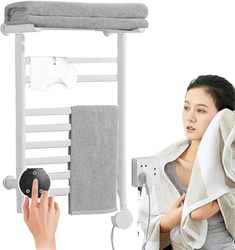 Chauffage de serviette électrique mural à écran tactile 50-55 ℃ - 2