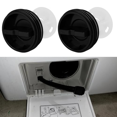 SG Store 2x Ablaufpumpen-Abdeckstopfen 6x5,7x4,5cm Kompatibel mit Haier Trommelwaschmaschine