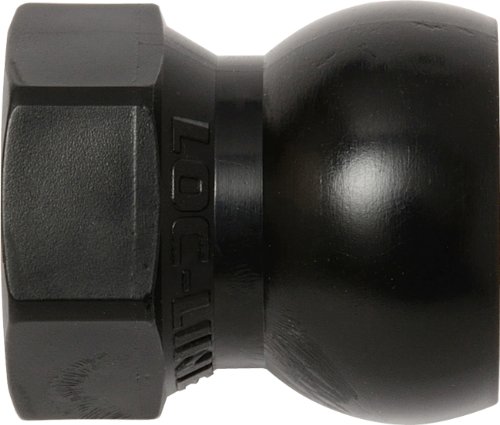 Loc-Line Coolant Hose Component, Black Acetal Copolymer, 3/8