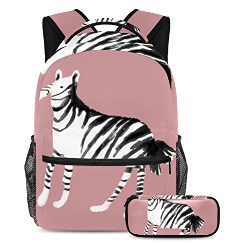 Sac à dos ordinateur portable léger imprimé léopard homme femme