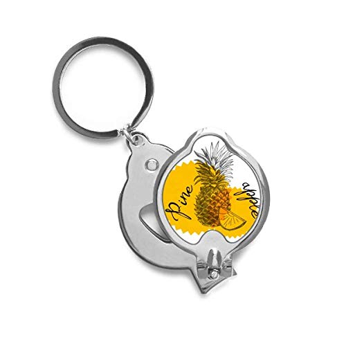 Coupe-ongles ananas avec lames courbes en acier pour une manucure nette