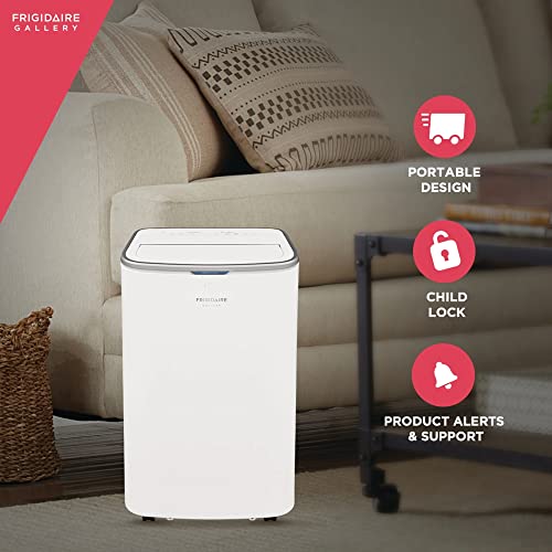 Frigidaire GHPC132AB1 13,000 BTU Cool Connect Portable Air Conditioner with Wi-Fi - 13000 BTU, White