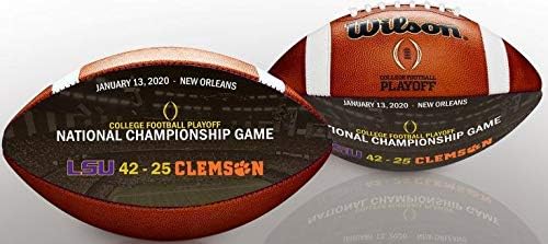 2020 CFP Championship Wilson Art Game Ball