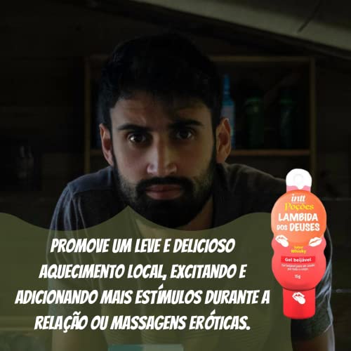 Gel Beijável Poção Lambida dos Deuses Whisky - Intt