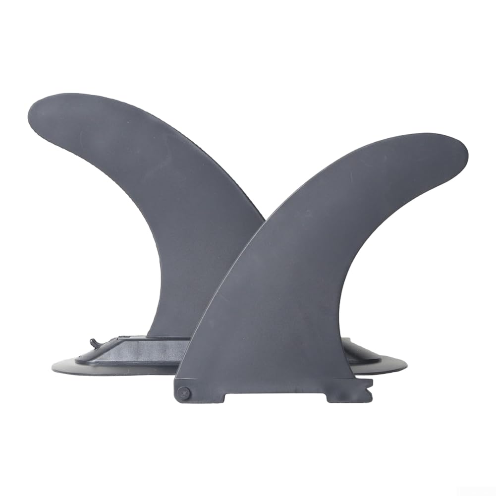Pinna a sgancio rapido in nylon nero per tavola da surf per stabilizzatore adatto per stand up paddle e per kayak potenziata idrodinamica (B)