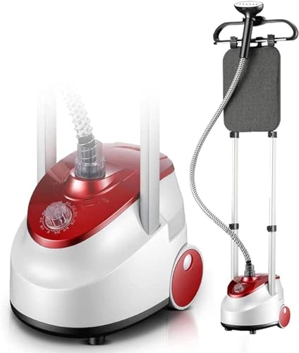 KLYDBMYT Vaporizador Vertical de Ropa de 1800 W, Plancha eléctrica Colgante Profesional de Alta Resistencia con depósito de Agua de 2 L y Tabla de Planchar, para el hogar y la Tienda.