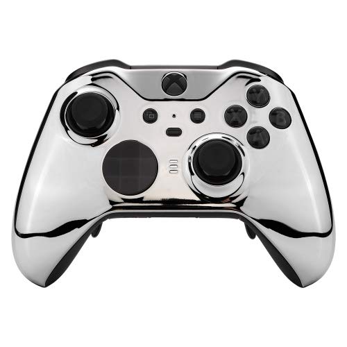 UN-MODDED Custom Controller for Xbox ONE Elite Series 2 (Chrome Silver)