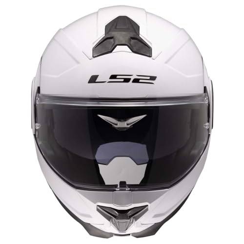 Image of LS2 Helmets Advant II Modular Motorcycle Helmet W /SunShield (Gloss Jeans Gray - X-Small)