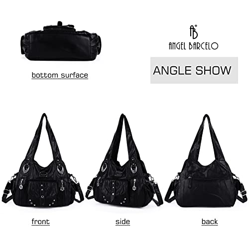 Image of Angel Barcelo Hobo Bag for Women Crossbody Purse and Handbags Shoulder Bags