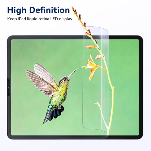 Image of IPROKKO 2 Pack Anti Blue Light Screen Protector Compatible with iPad Air 13 Inch 2026 /2025 /2024 (M4 /M3 /M2, 8th /7th /6th Gen), Matte Anti Glare Blue Light Filter Eye Protection Cover and Bubble Free Nano-Installation