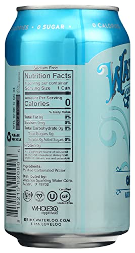 Image of Waterloo Sparkling Water Waterloo Original Sparkling Water, 12 Fl Oz