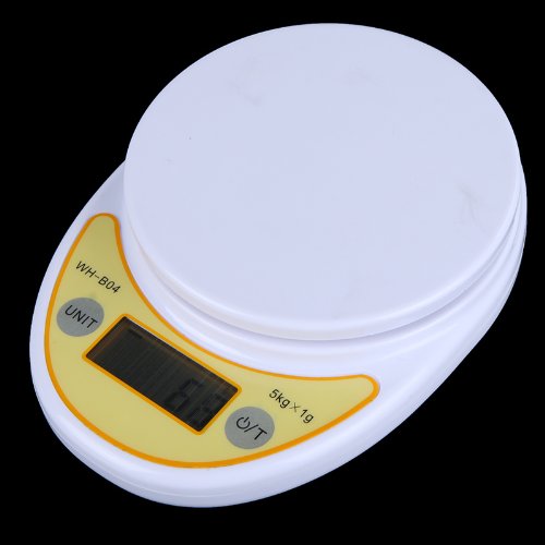 Anself Display de LCD portátil Digital eletrônica cozinha escala 5kg/1G comida parcela pesando equil