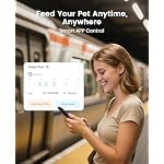 oneisall Automatic Cat Feeder, 2.4G WiFi Cat Food Dispenser with App, 12 Cups/3.5L Auto Cat Feeder for Dry Food, Timed Cat Feeder with Portion Control for Small Pets Indoor - Image 2