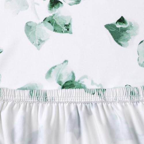 Image of Pack n Play Sheets, BROLEX 2 Pack Mini Crib Sheets,Stretchy Portable Fitted Playard Sheet Set, Convertible Playard Mattress Cover,Ultra Soft Breathable Material,Exotic & Flora