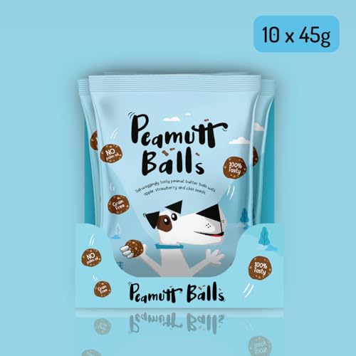 Peamutt Butter Balls, 10 x 45g, Peanut Butter Dog Treat, Formulated for Dogs No Palm Oil, Feed as a Treat or Reward - Image 3