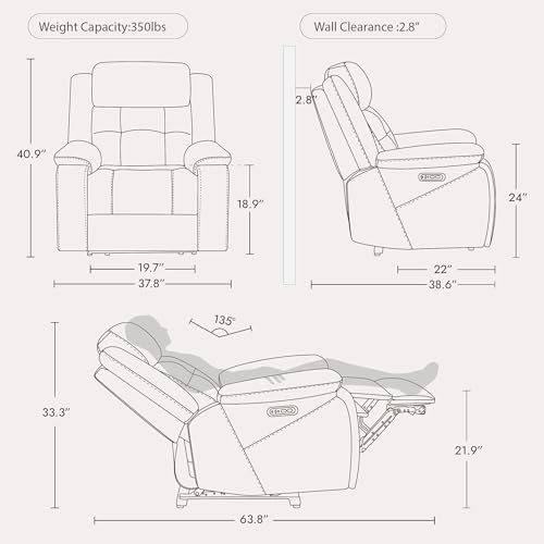 Watson & Whitely Wall Hugger Recliner
