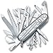 Price comparison product image Victorinox Swiss Champ Swiss Army Knife, Medium, Multi Tool, 33 Functions, Blade, Scissors, Silver Transparent