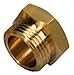 Produktbild Markenlos Messing Stopfen Blindstopfen Gewindefitting Verschraubung Verschluss Fittings (3/4")