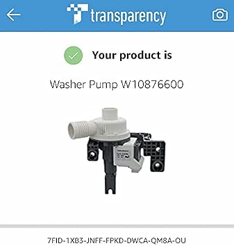 OEM Washer Pump W10876600