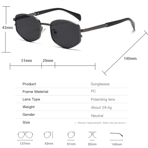 Lunettes de soleil rétro finition métal et verres UV400