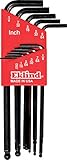 Eklind 13211 Standard 11pc Ball-Hex Key Set 0.05