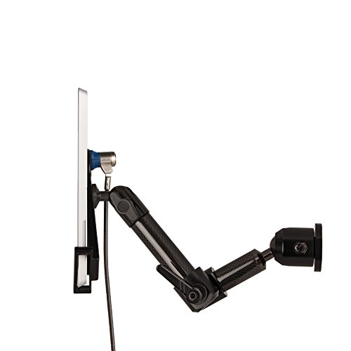 The Joy Factory Lockdown Universal Wall/Cabinet/Countertop Carbon Fiber Security Pos Mount With Key Lock For 7"-10.1" Tablets (Mnu104Kl) #TOP1