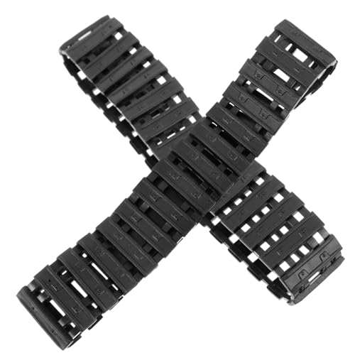 BRIGHTFUFU Wheels Replacement Parts 2pcs Plastic DIY Tank Tracks for Toy Car Tank Tracks