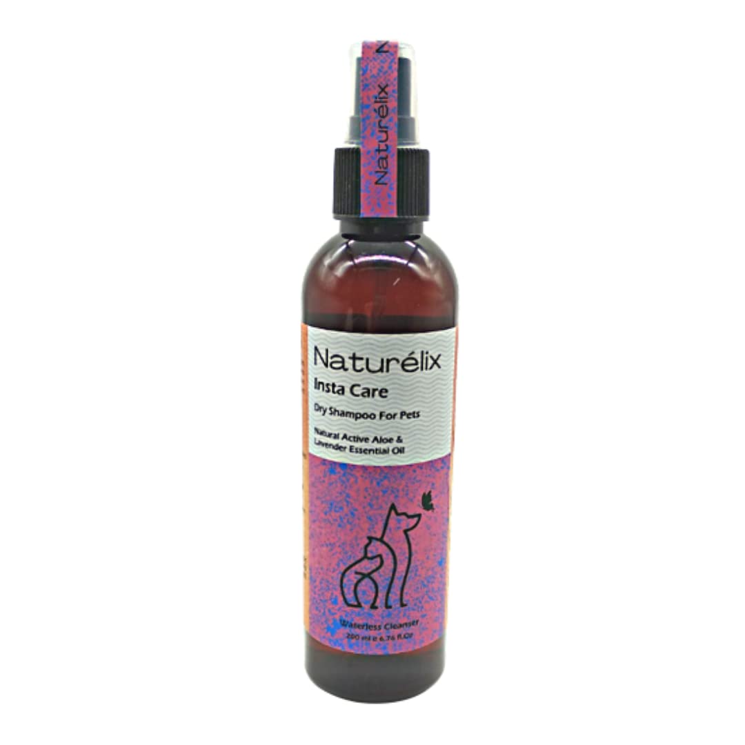 Naturelix Insta Care Dry Shampoo for Dogs & Cats- 200ml (B0BD2KTMLP) Amazon Price History, Amazon Price Tracker