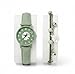 Disparatte Reloj Mujer Verde con Diseño Margarita y Pulsera a Juego Imagen de Disparatte Reloj Mujer Verde con Diseño Margarita y Pulsera a Juego