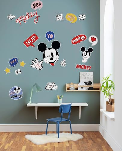 Pegatinas de pared infantiles Komar 1406h de Mickey Mouse decorativas en lámina de 50x70 cm 3