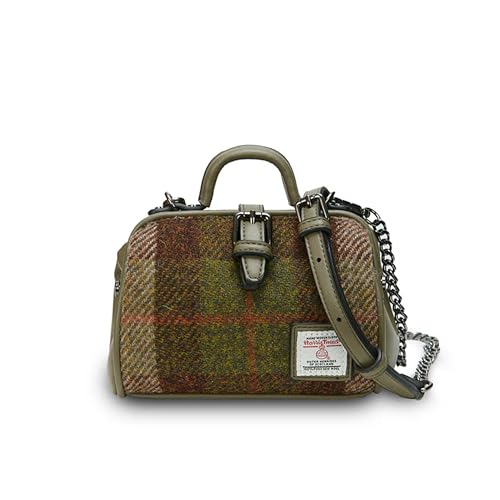 Sac à bandoulière Islander en Harris Tweed authentique d'Écosse