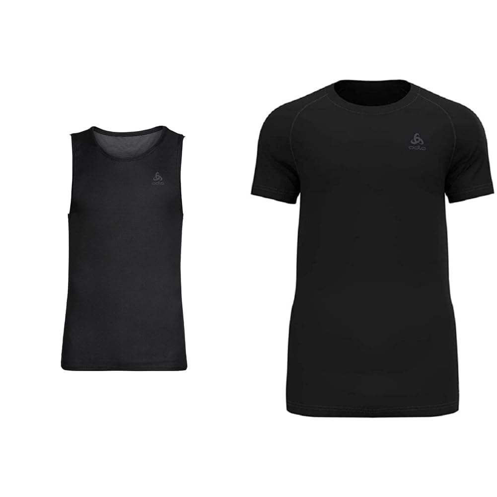 Odlo Unterhemd Herren Kurzarm Active F-Dry Light I Funktionsshirt I Funktionsunterwäsche