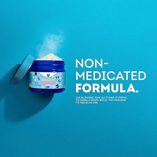 image for Vicks BabyRub Chest Rub Ointment with Soothing Aloe, Eucalyptus, Laven