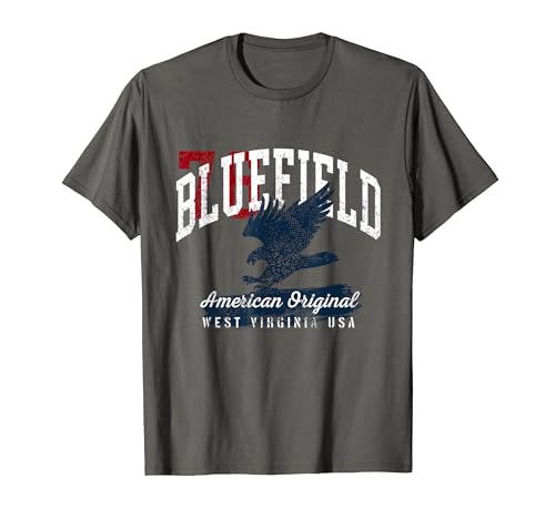 Bluefield West Virginia Vintage Patriotic Sports T-Shirt