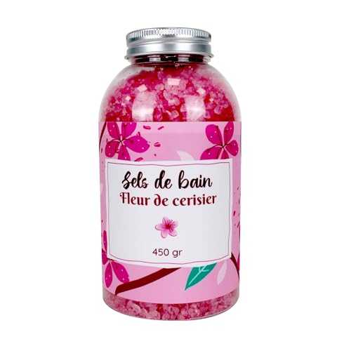 Sels de Bain Fleur de Cerisier 450g - Relaxation Détente, Spa à l...