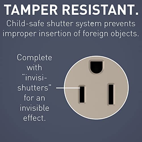 Legrand - Pass & Seymour Radiant Self-Test Gfci Outlet, Nickel Gfci Outlet, Gfci Outlet 15 Amp, Tamper-Resistant Gfci Outlet, 1597Trwpni, 1 Count #TOP3