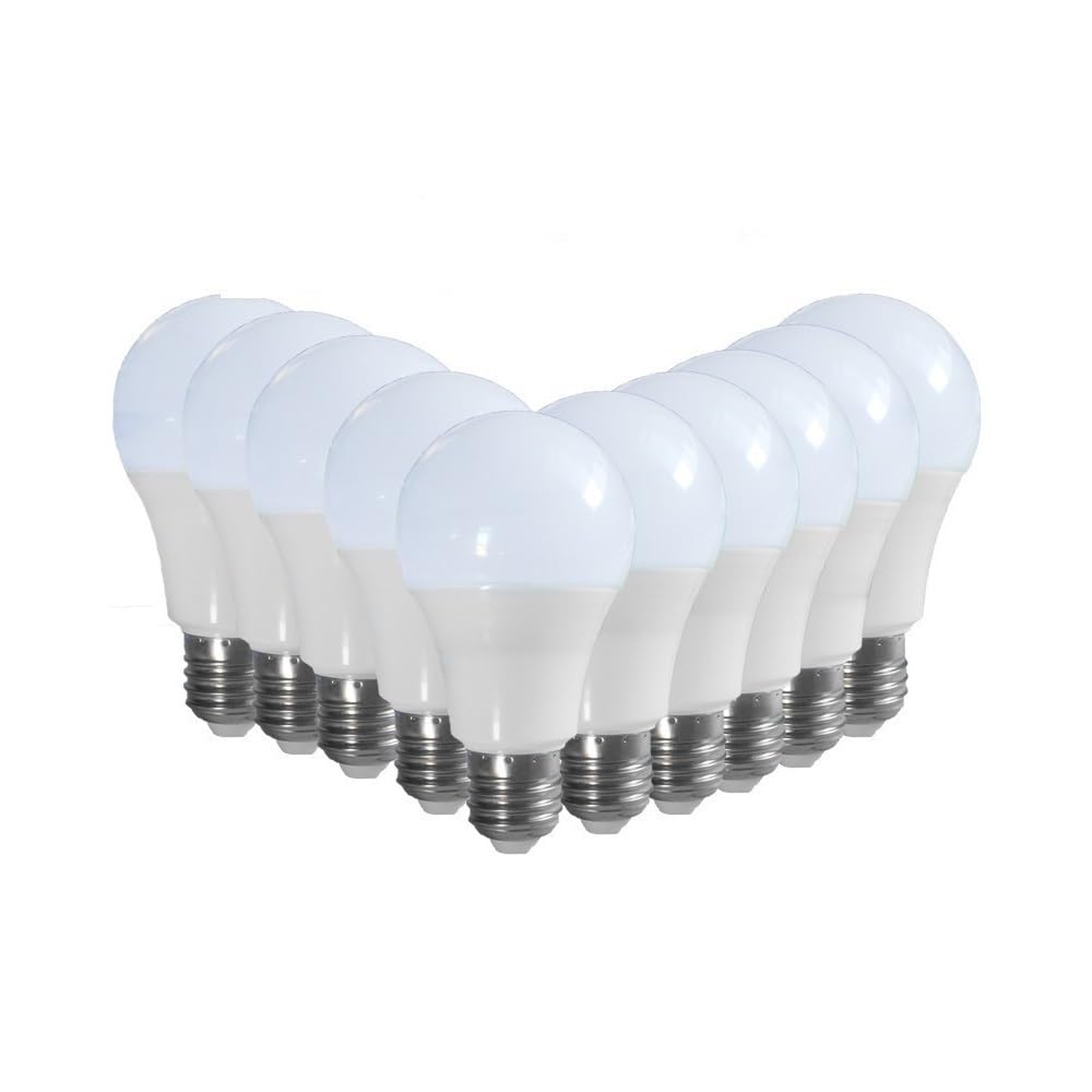Niedervolt-Leuchten, 10er-Pack, 12 V DC-LED-Lampe, Aluminium-Glühbirne, E27-Fassung, Weiß/Warmweiß, für Innen- und Außenbereich, 3 W / 5 W / 7 W / 9 W / 12 W / 15 W, Haushaltslampen