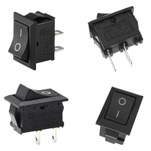Interrupteur KCD1 pour réparer une lampe de bureau commutateur bascule 10x15mm alimentation