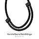 VONMÄHLEN - Infinity Handykette Universal zum Umhängen - Kompatibel mit jedem Handy und Smartphone - Silikon Hülle mit Handyband - Design Schoner aus Silikon - Handy-Umhängeband aus Nylon (Schwarz)