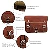 Gusti Umhängetasche Leder - Emilia 10" Damen und Herren Handytasche Handtasche Damen Braun Arbeitstasche Ledertasche Vintage #3